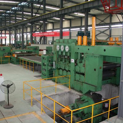 ποιότητας  Steel Coil Uncoiling Leveling Shearing Equipment for Shearable Plates 500-9000mm Long εργοστάσιο