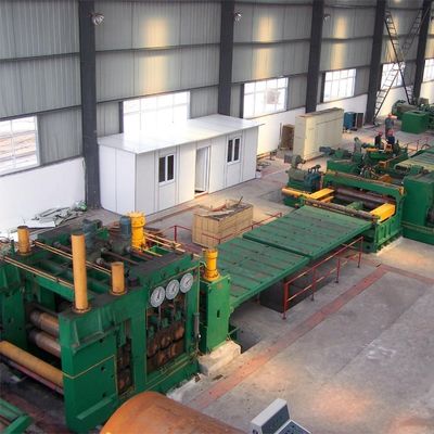 ποιότητας  Automatic Steel Coil Slitting Line Uncoiling Leveling Shearing Machine εργοστάσιο