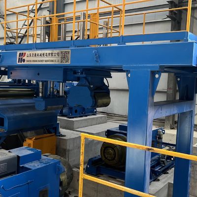 4000*2500*2500mm Τετάρση 380v Σιδηροτροφείο ισοπέδωσης και αναστροφής για φύλλα ή τροφούς μετάλλου