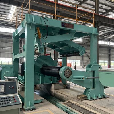 Ατσάλι αδιάβροχο κυλίνδρους Uncoiling ισοπέδωση Shearing Stacking Line για ομαλή λειτουργία