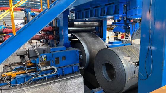 20-40m/min Ταχύτητα κοπής Η γραμμή παραγωγής κοπής μεταλλικών περιστροφών για μεσαία και παχιά πλάκα