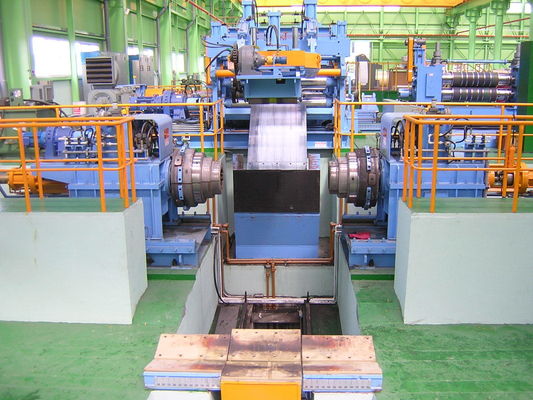 Ατσάλινο κύλινδρο Uncoiling ισοπέδωση Shearing Stacking Line με υψηλή παραγωγικότητα