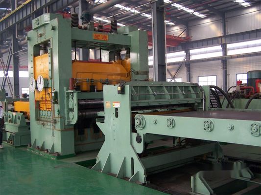 12000 mm πλάτος κοπής ατσάλινης τροχιάς Uncoiling ισοπέδωση κινητή γραμμή παραγωγής δέρματος
